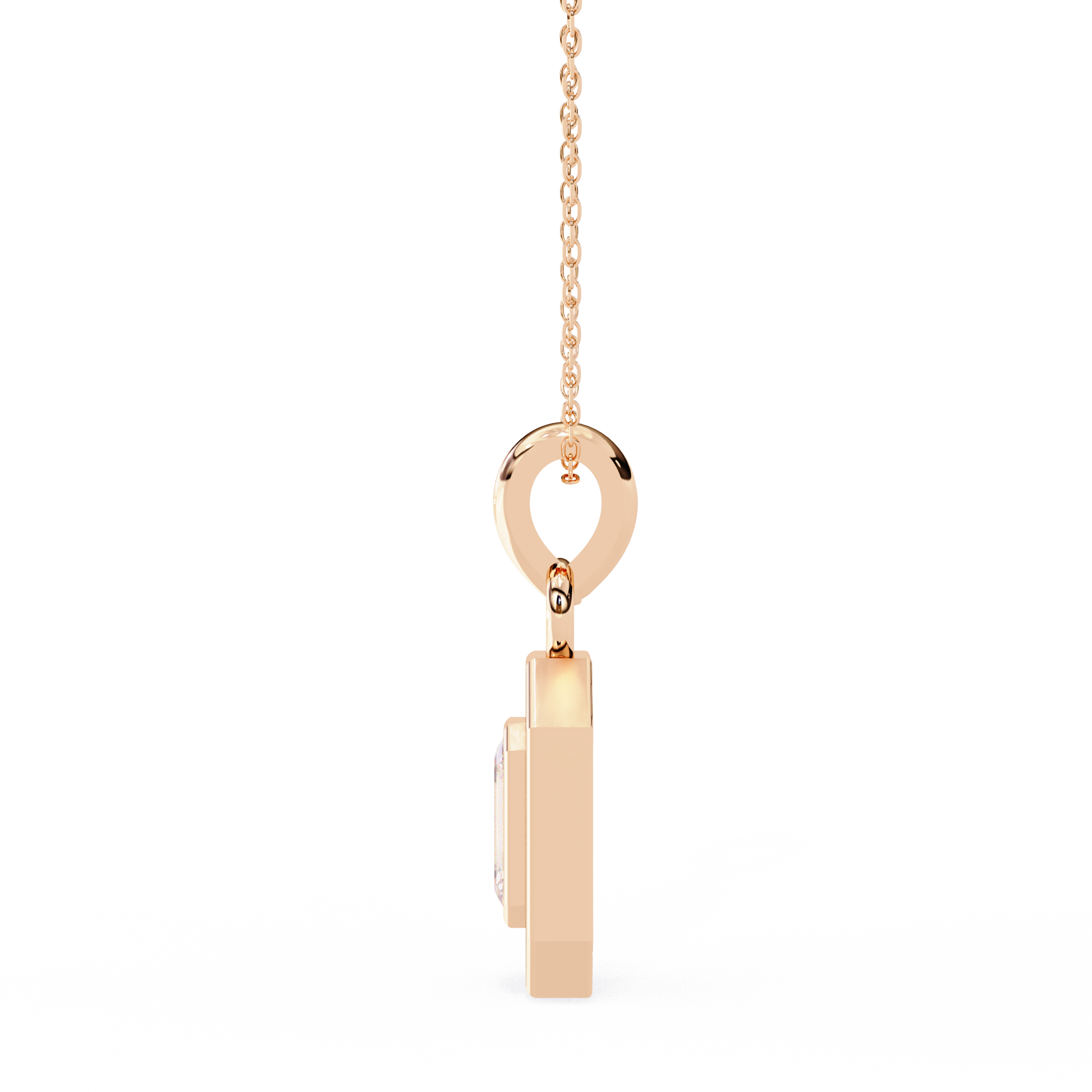 Solitairekart 0.93ct Natural Diamond Empire Halo Pendant-H Color, VS1 Clarity